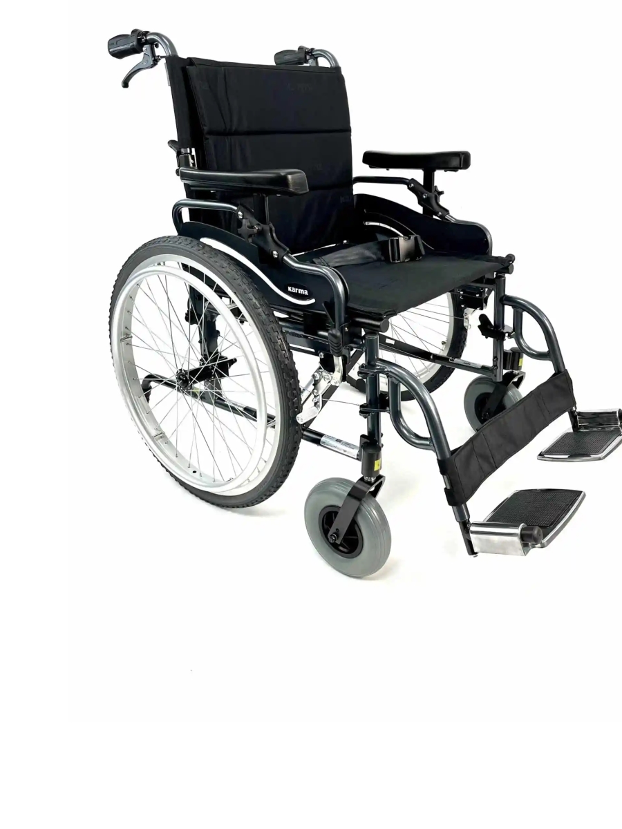 Picture of Karman Healthcare KM8520X22W-HA 22 in. Lightweight Heavy Duty Bariatric Wheelchair