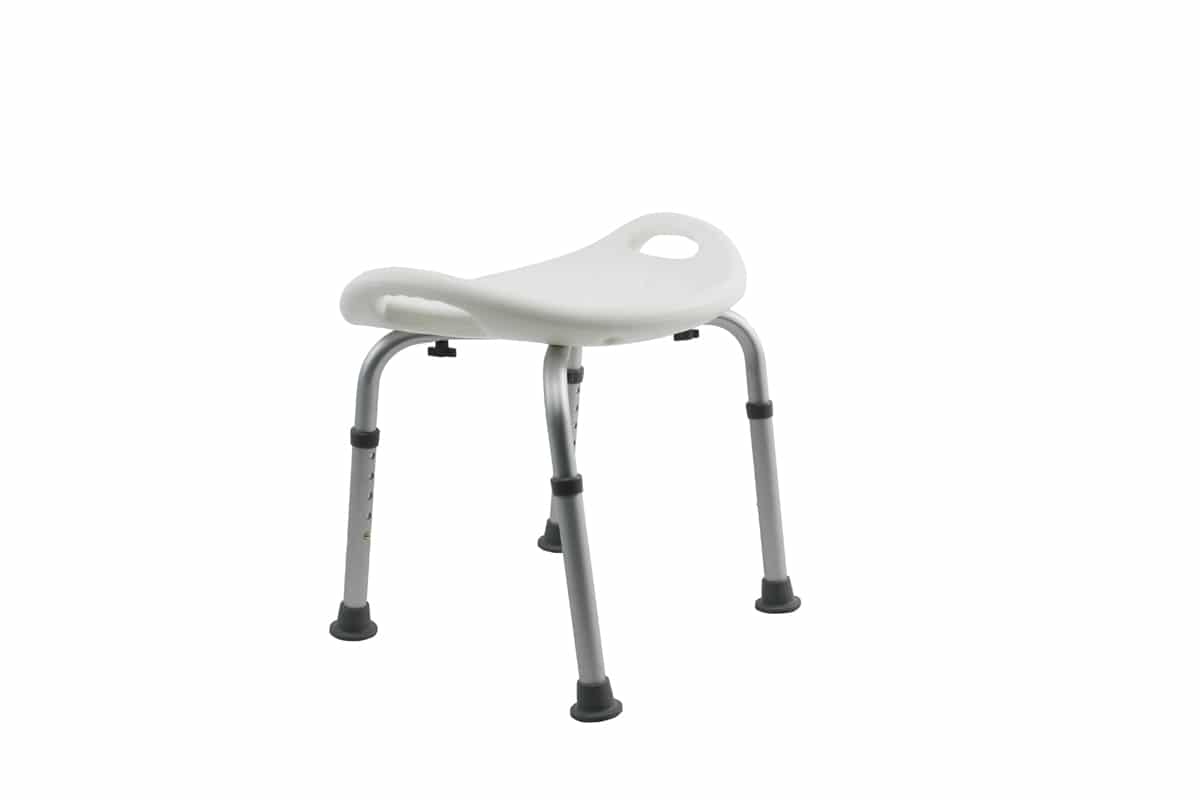 SC-505 Shower Chair with Non Slip Legs, White