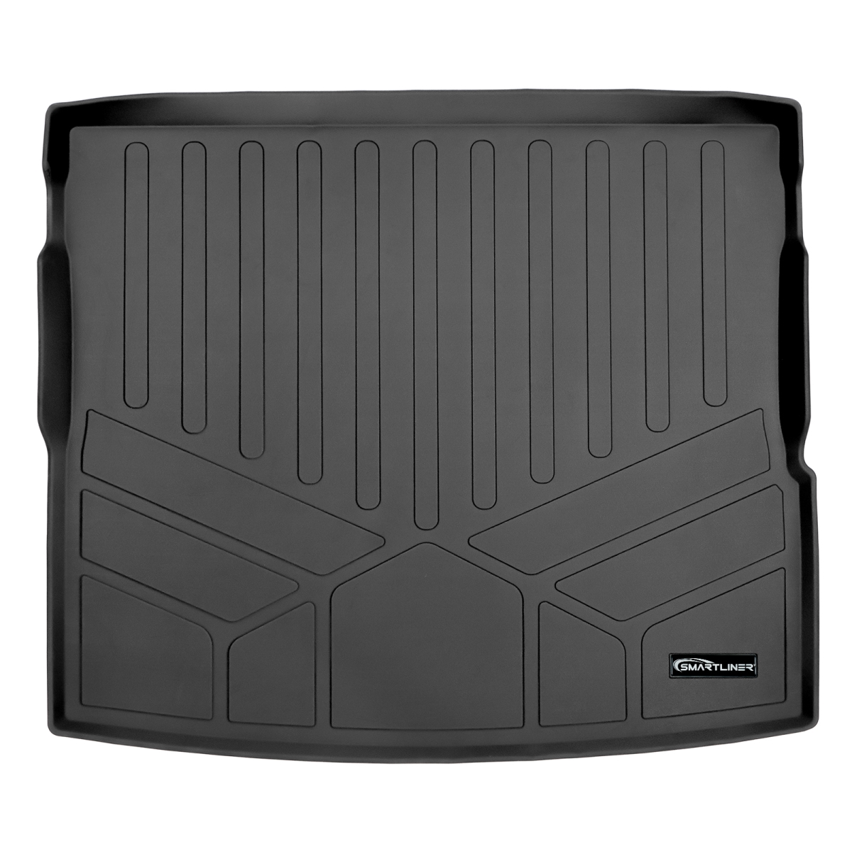 All Weather Custom Fit Trunk Floor Mat Cargo Fits Without Spare Tire Cargo Liner for 2016-2022 BMW X1, Black