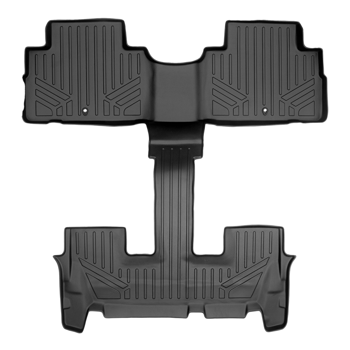 SB0495 Custom Fit 2nd Row Floor Mats Liner with Only Fits Second Row Bucket Seats for 2020-2022 Hyundai Palisade, Black