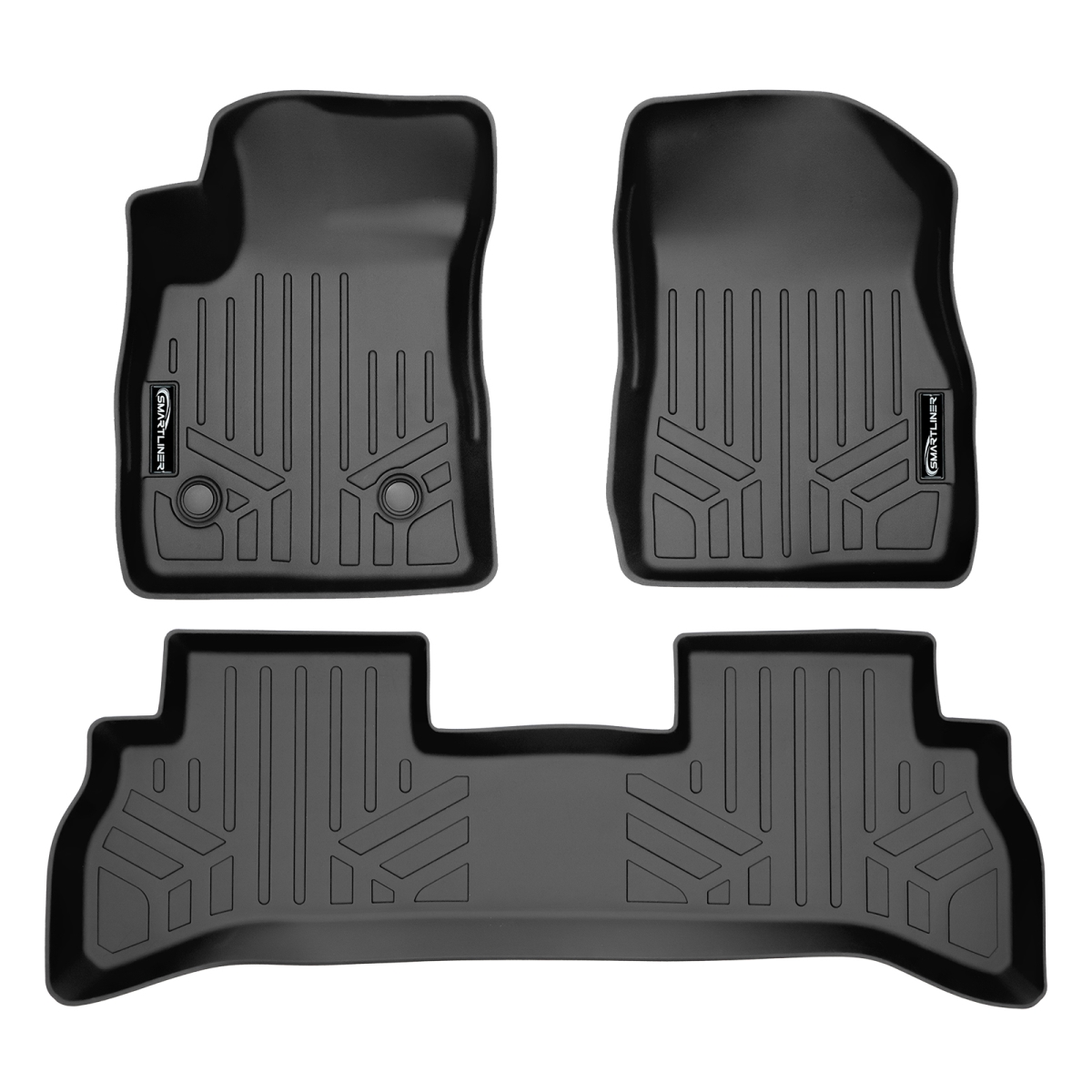 SA0511-B0511 2 Row Floor Mats Liner Set for 2020-2022 Buick Encore GX, Black