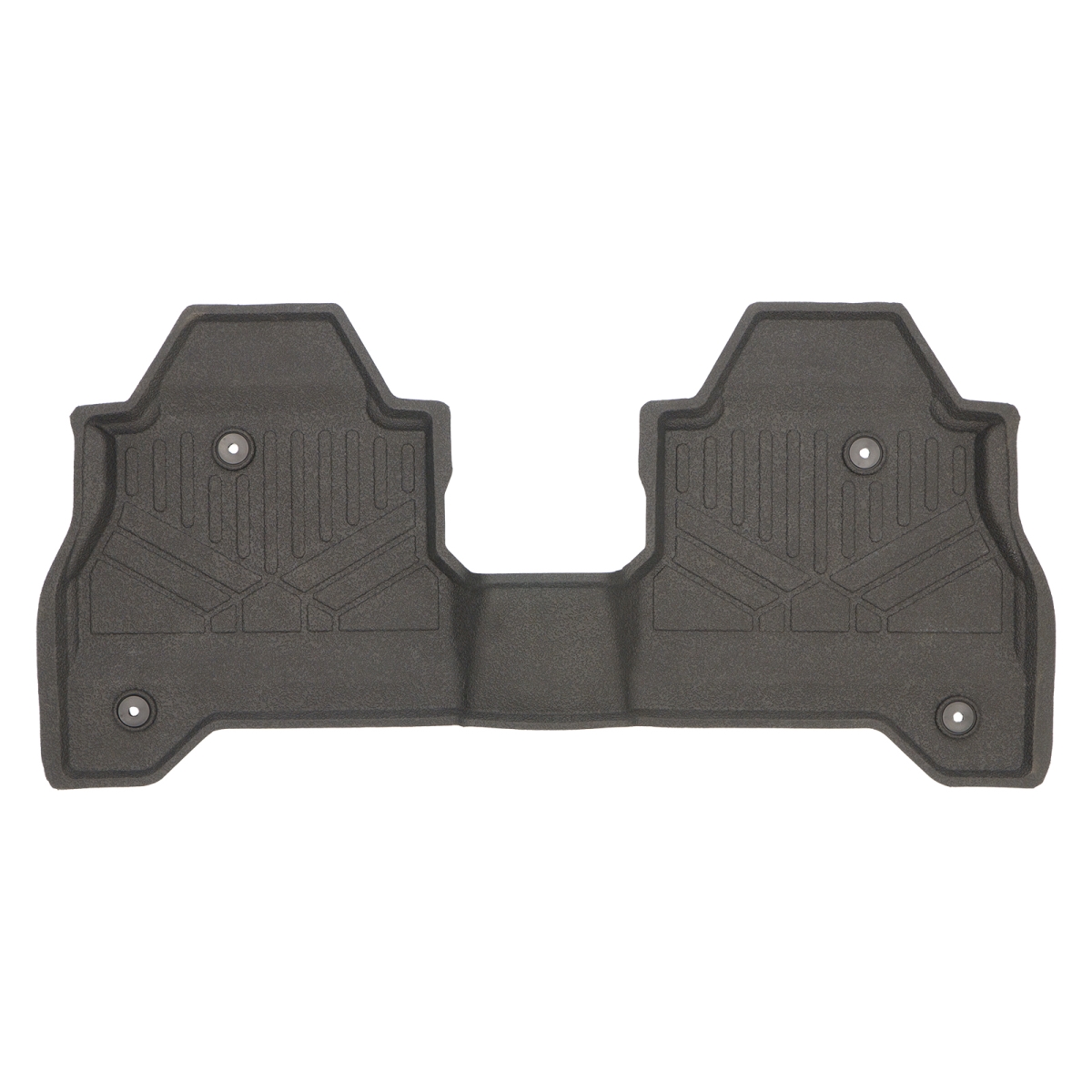 RB0459 Custom Fit Rubber 2nd Row Floor Mats Liner for 2020-2023 Jeep Gladiator, Black