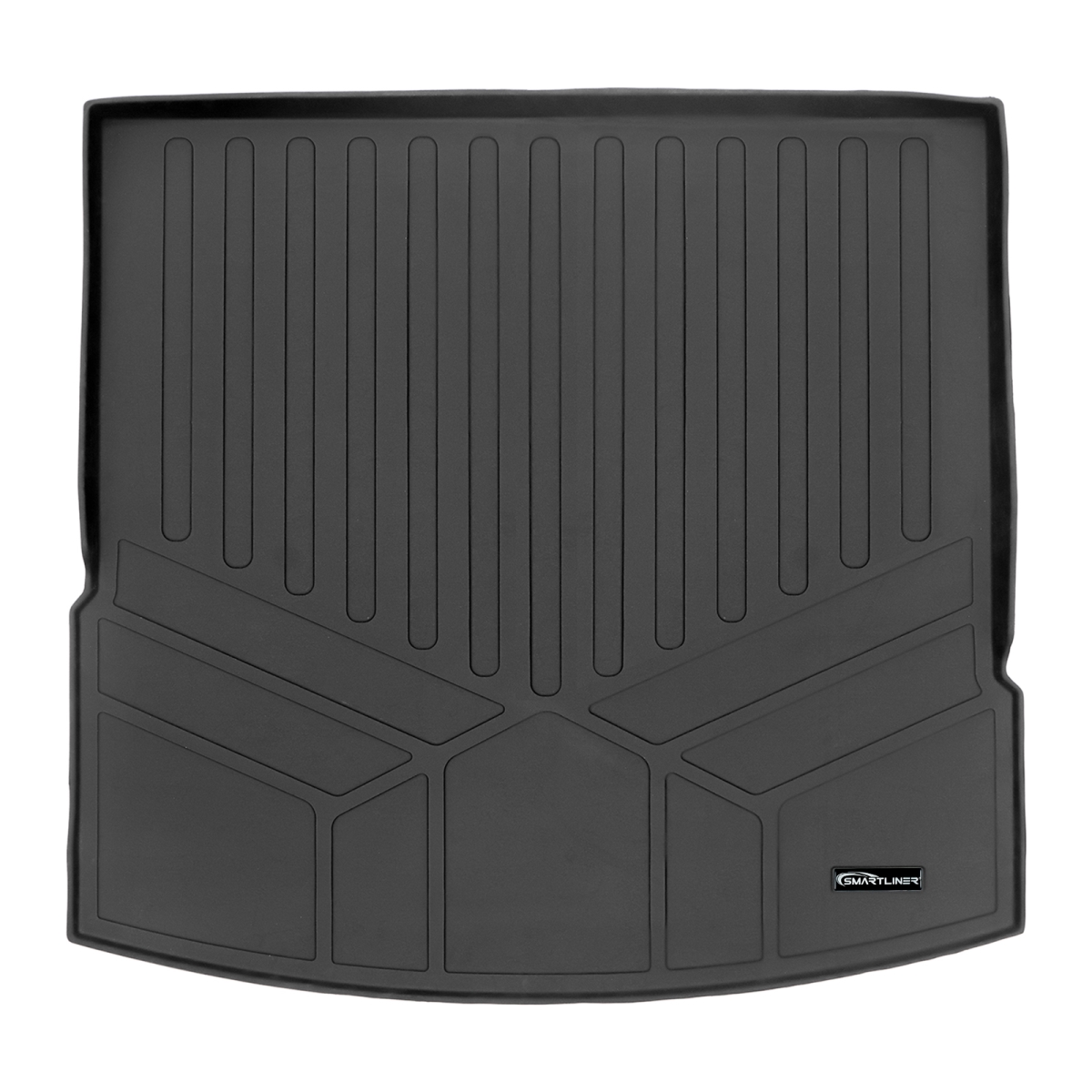 Custom Behind 2nd Row Floor Mat Cross Sport 5 Passenger Models Only Cargo Liner for 2020-2021 Volkswagen Atlas, Black