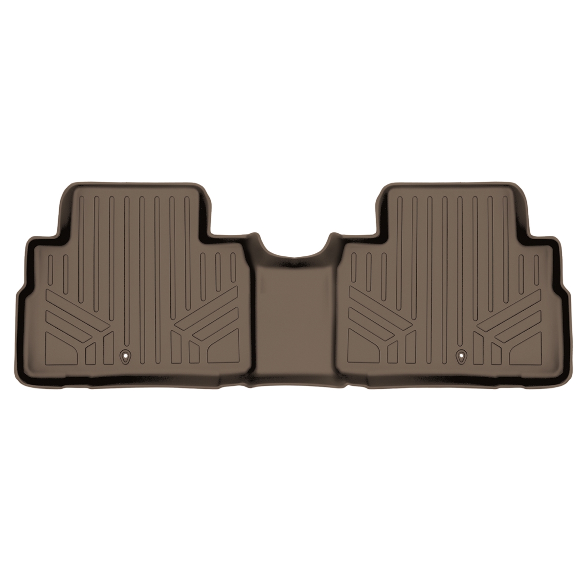 All Weather Custom Fit Tan 2nd Row Floor Mat Liner Set with Bench or Bucket Seats with Center Console for 2020-2022 Kia Telluride -  Escapada, ES3560783