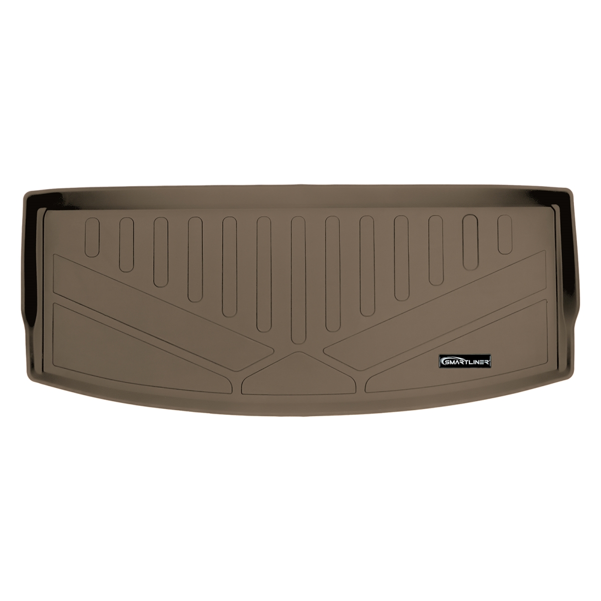 All Weather Custom Trunk Floor Mat Behind 3rd Row Cargo Liner for 2020-2023 Ford Explorer, Tan