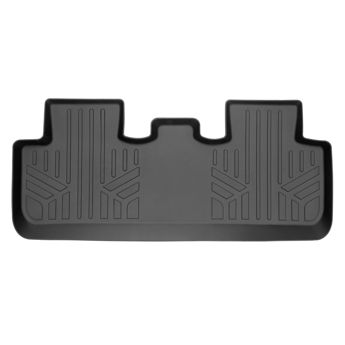 SB0529 All Weather Custom Fit 2nd Row Black Floor Mat Liners for 2020-2022 Tesla Model Y