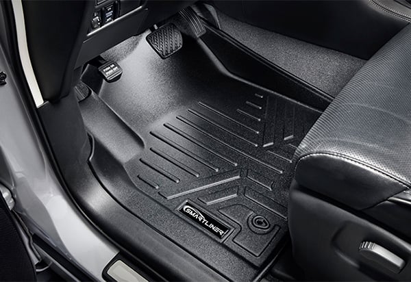 SC0525-R Custom Fit 3rd Row Floor Mat Liner with 2nd Row Bench Seat for 2021-2023 Cadillac Escalade, Black