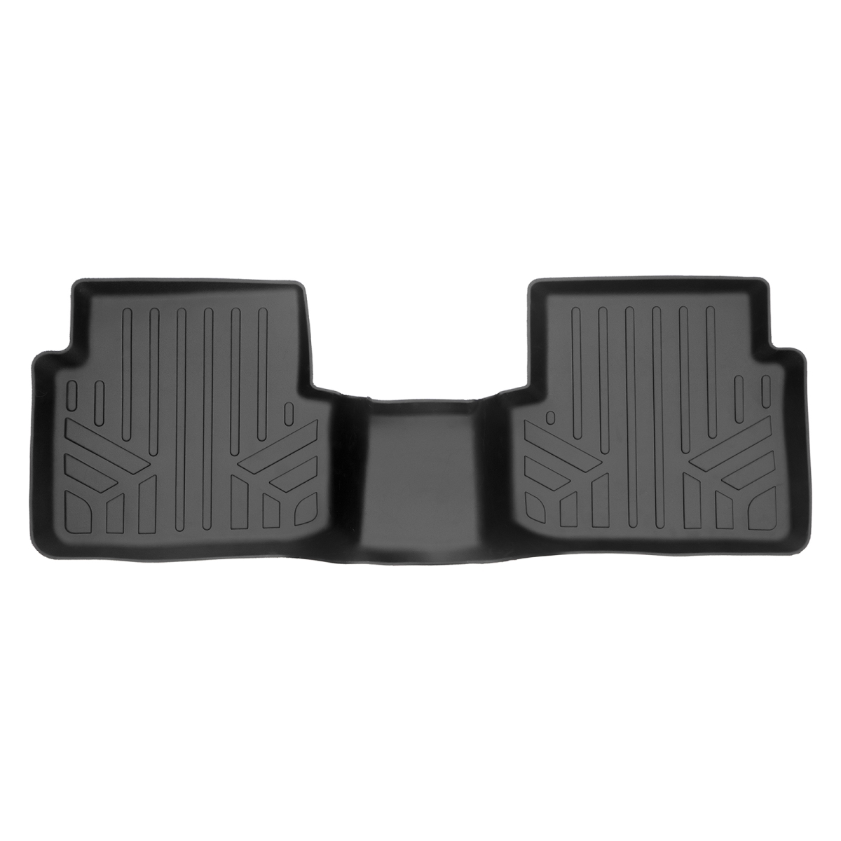 SB0546 Custom Fit All Weather Black 2nd Row Floor Mat Liners for 2021-2023 Ford Bronco Sport
