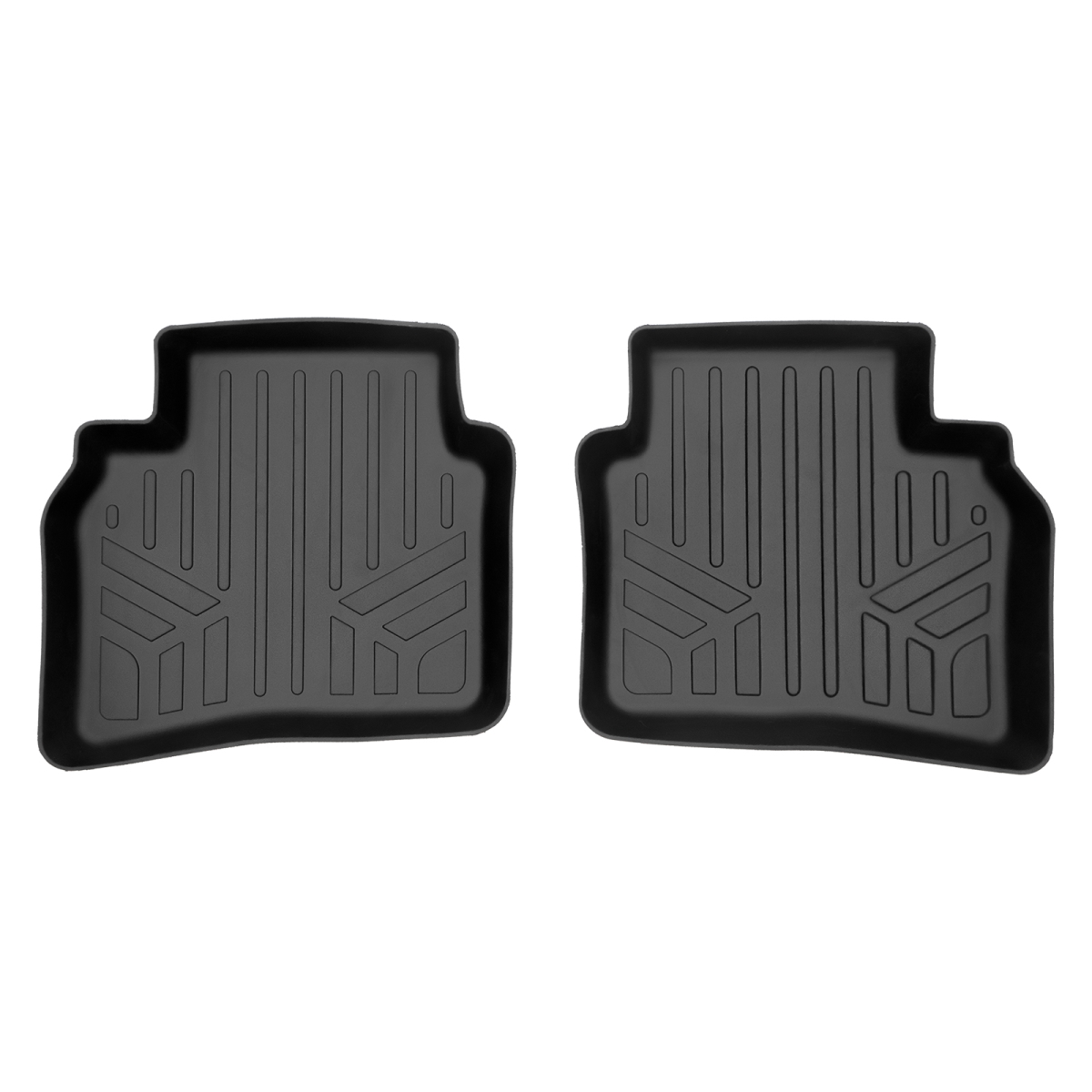 Custom Fit All Weather 2nd Row Floor Mat Liners for 2021-2023 Buick Envision, Black