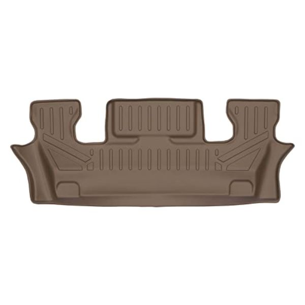 SC1423 Custom Fit Tan 3rd Row Floor Mat Liner with 2nd Row Bucket Seats for 2020-2023 Ford Explorer