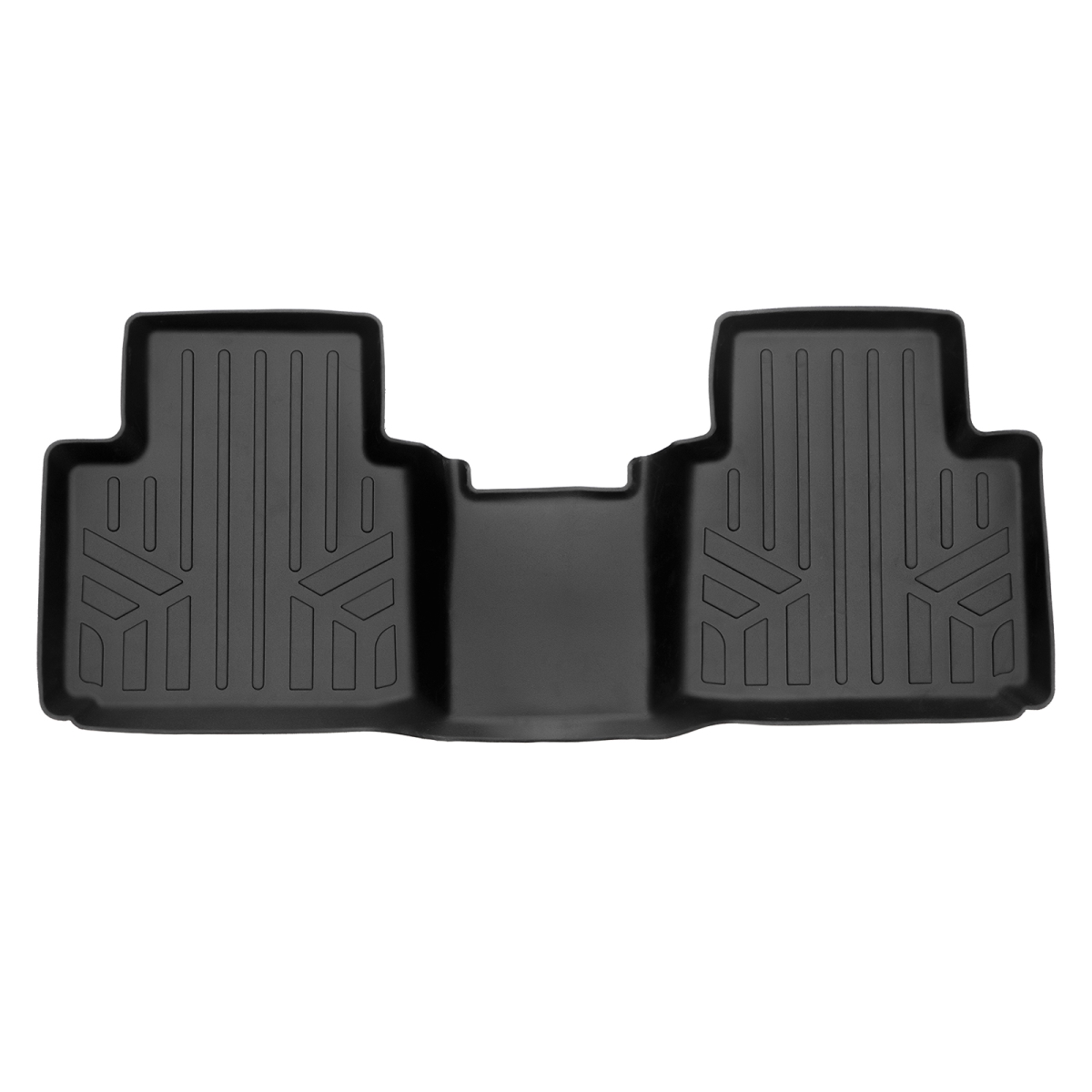 Custom Fit 2nd Row Floor Mats Liner for 2022-2023 Mitsubishi Outlander, Black