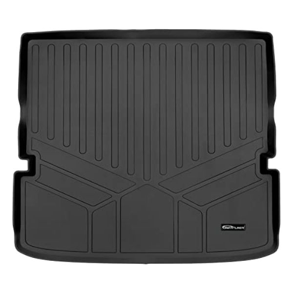 SD0567 All Weather Custom Fit Mat Behind 2nd Row Cargo Liner for 2022-2023 Nissan Pathfinder, Black