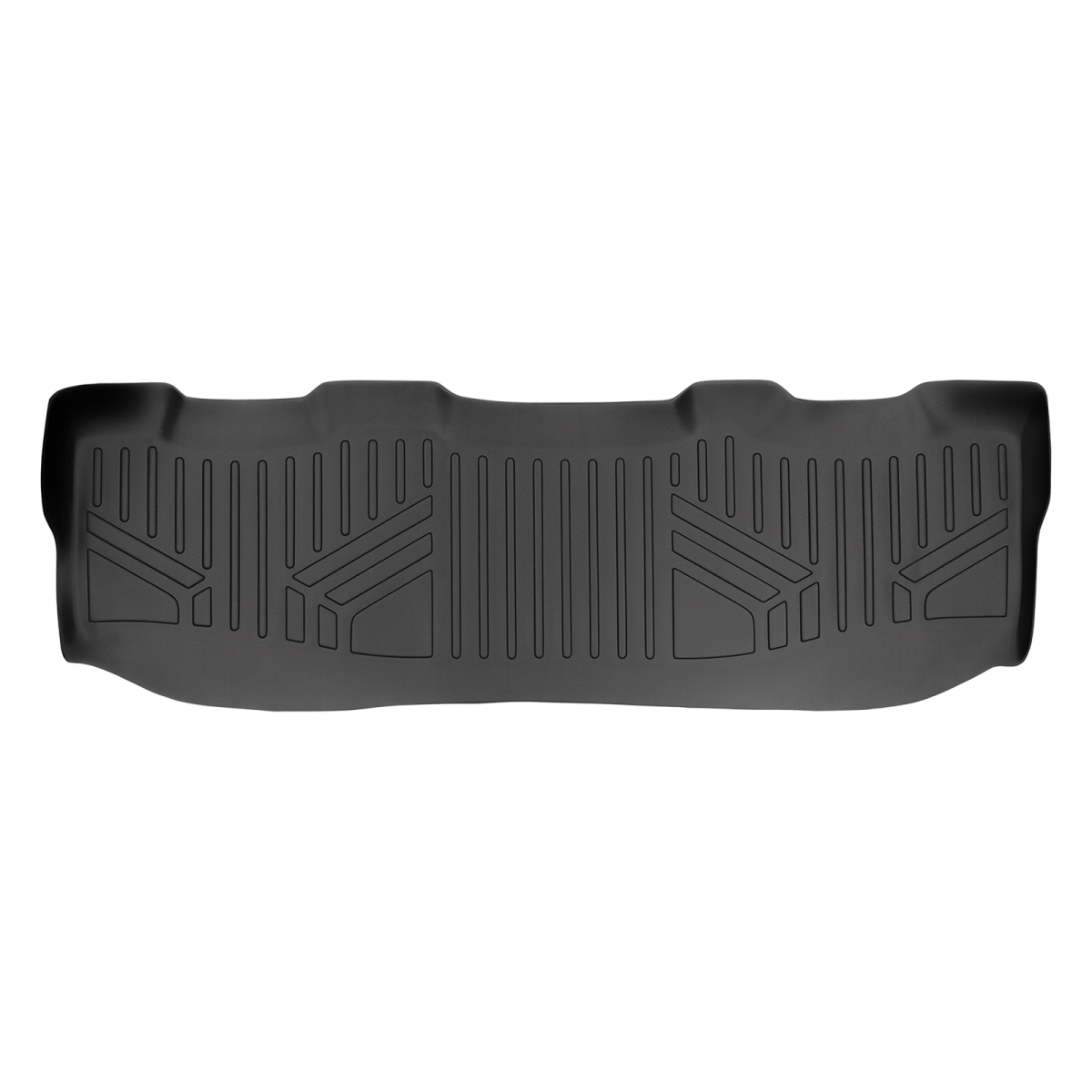 SB0176 Floor Mats 2nd Row Super Duty Crew Cab Custom Fit Liner for 1999-2010 Ford F-250, Black