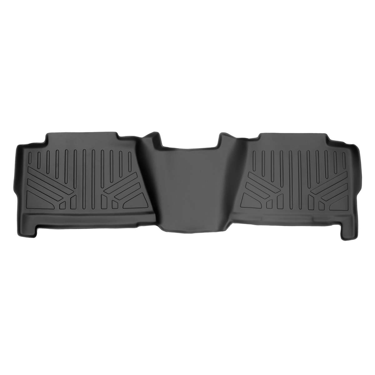 2nd Row Floor Mats Liner for 2001-2006 Chevy Avalanche, Black