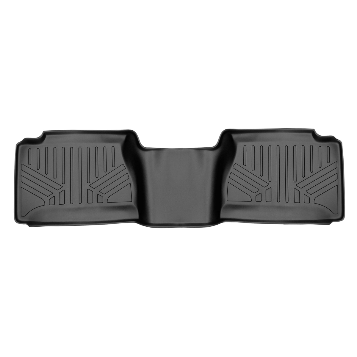 SB0179 2nd Row Floor Mats Liner for 2001-2007 Chevy Silverado, Black