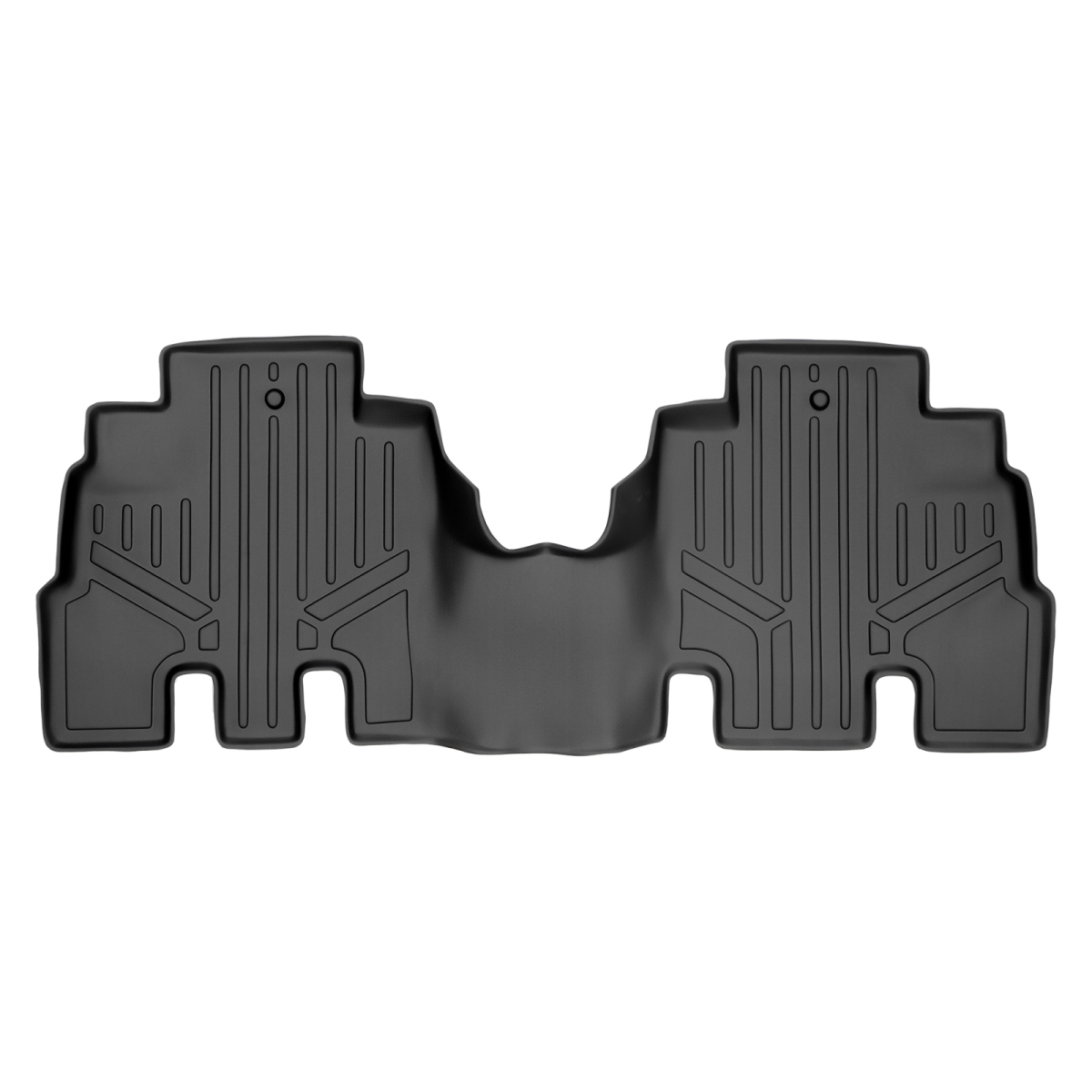 Custom Fit 2nd Row Floor Mats Liner for 2014-2018 Jeep Wrangler, Black