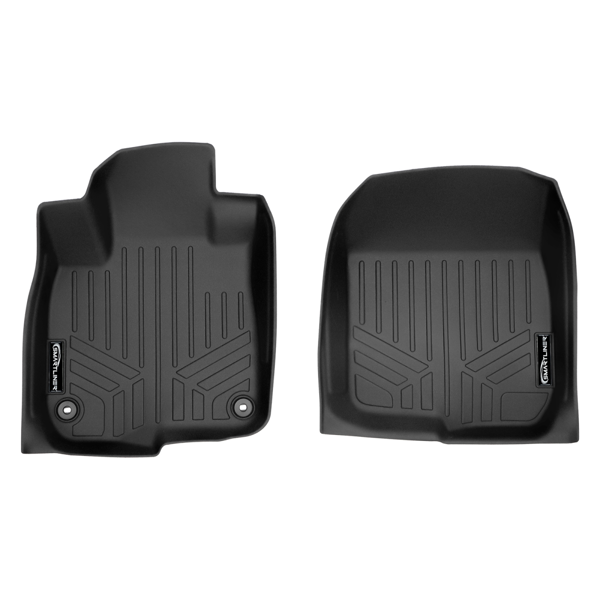 Custom Fit 1st Row Floor Mats Liner Set for 2017-2021 Honda CR-V, Black