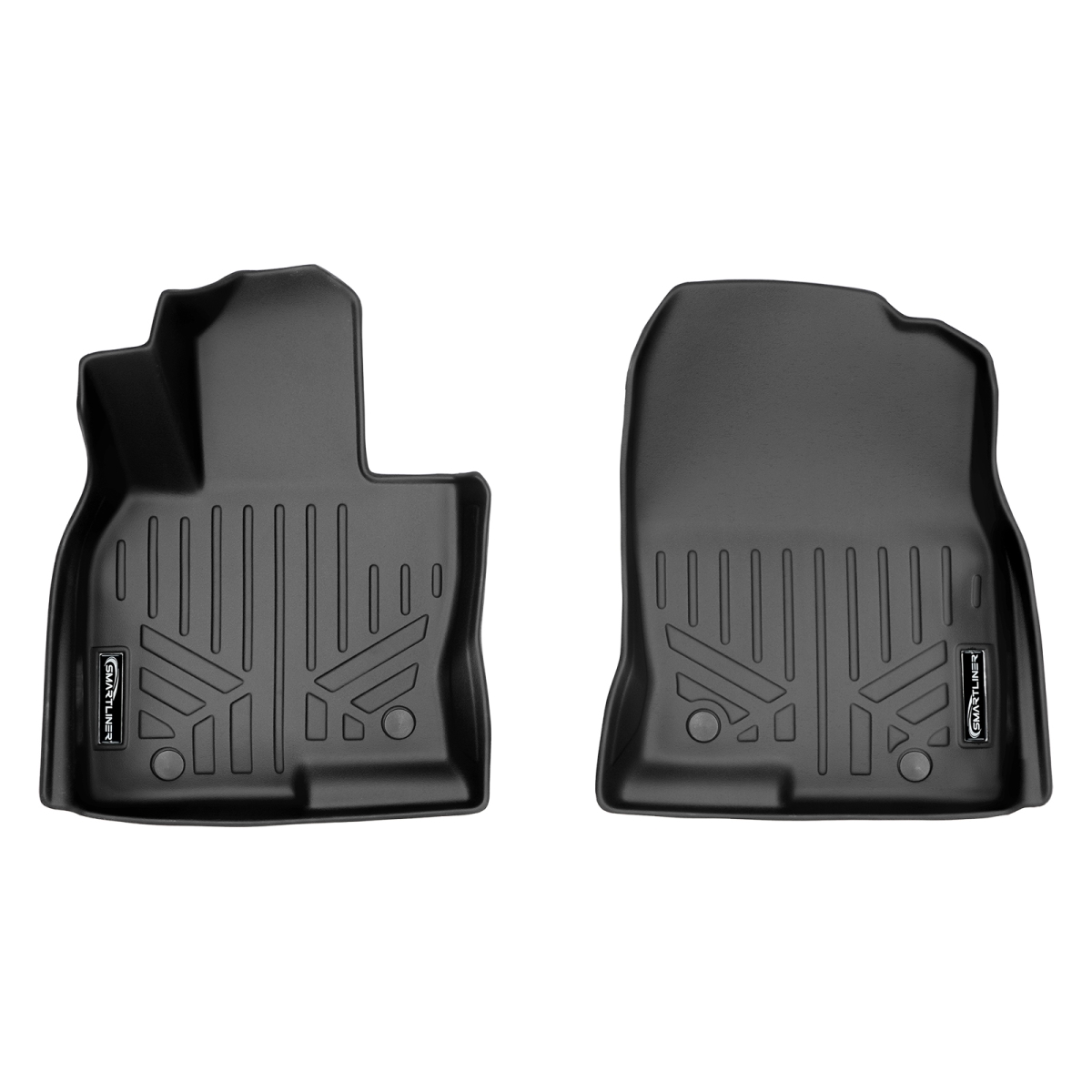 Custom Fit 1st Row Floor Mats Liner with 2nd Row Bench Seat for 2016-2022 Mazda CX-9, Black