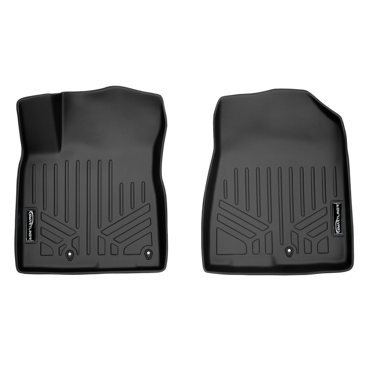 SA0264 Custom Fit 1st Row Only Fits Standard & Plug-In Model Floor Mats Liner Set for 2017-2021 Kia Niro, Black
