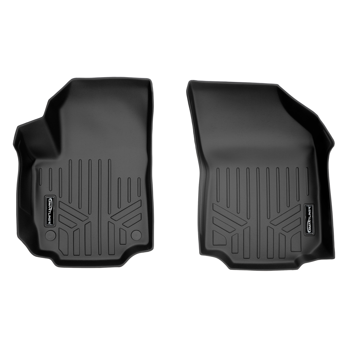 Custom Fit 1st Row Floor Mats Liner Set for 2018-2021 GMC Terrain - All Models, Black