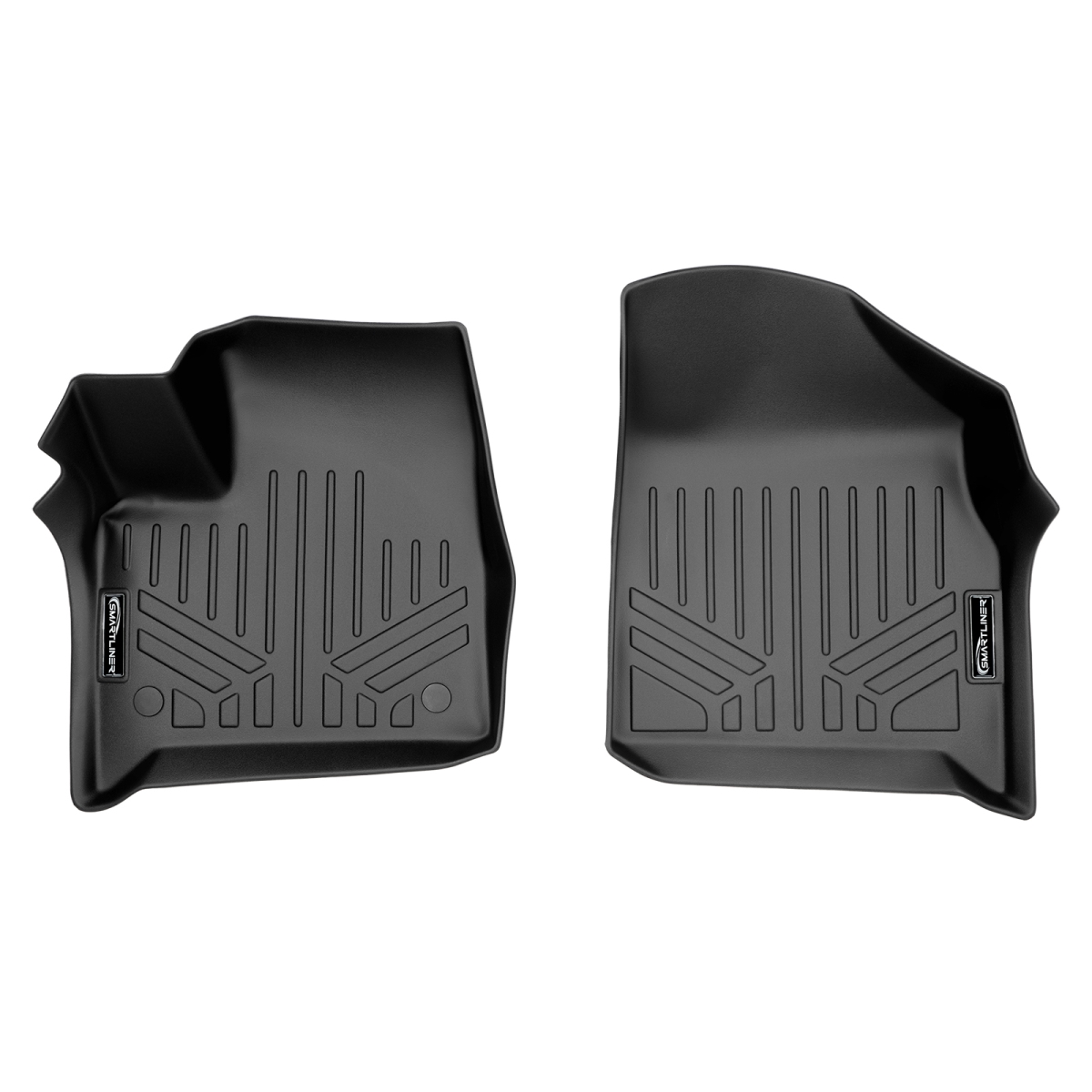 Custom Fit 1st Row Floor Mats Liner Set for 2018-2022 Chevrolet Traverse - All Models, Black