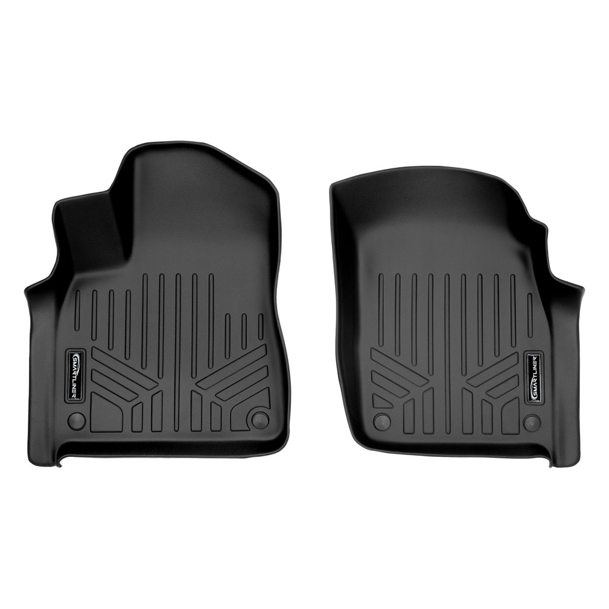 SA0364 Custom Fit 1st Row Floor Mats Liner Set for 2017-2022 Audi Q7, Black