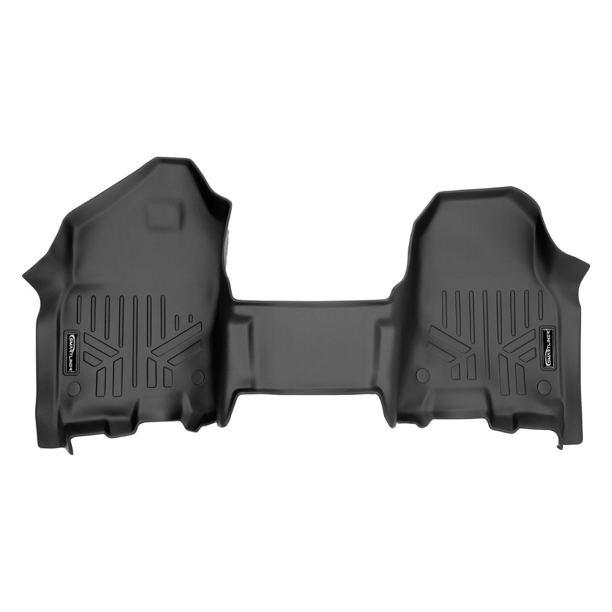 Custom Fit 1st Row Crew & Quad Cab Floor Mats Liner with First Row Bench Seat for 2019-2021 Ram 1500, Black