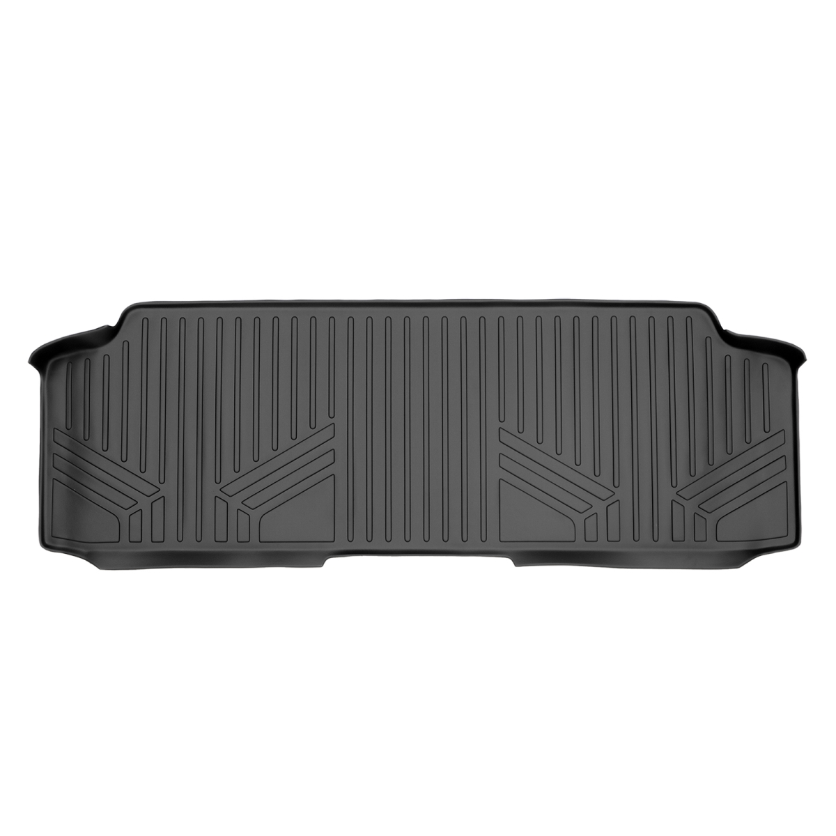 2nd Row Floor Mats Liner for 2008-2020 Grand Caravan, Black