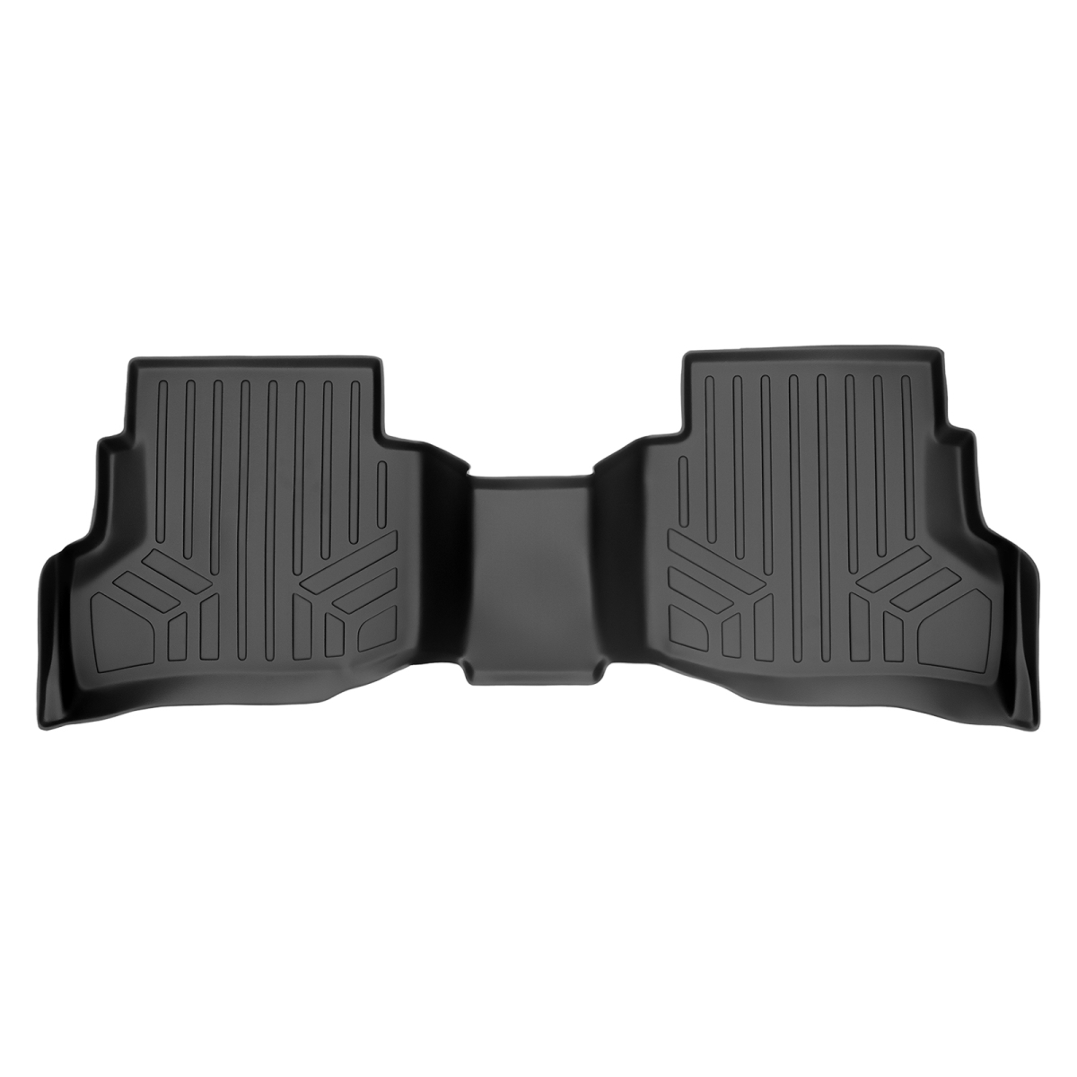 Custom Fit 2nd Row Floor Mats Liner with 2nd Row Bench Seat for 2016-2022 Mazda CX-9, Black