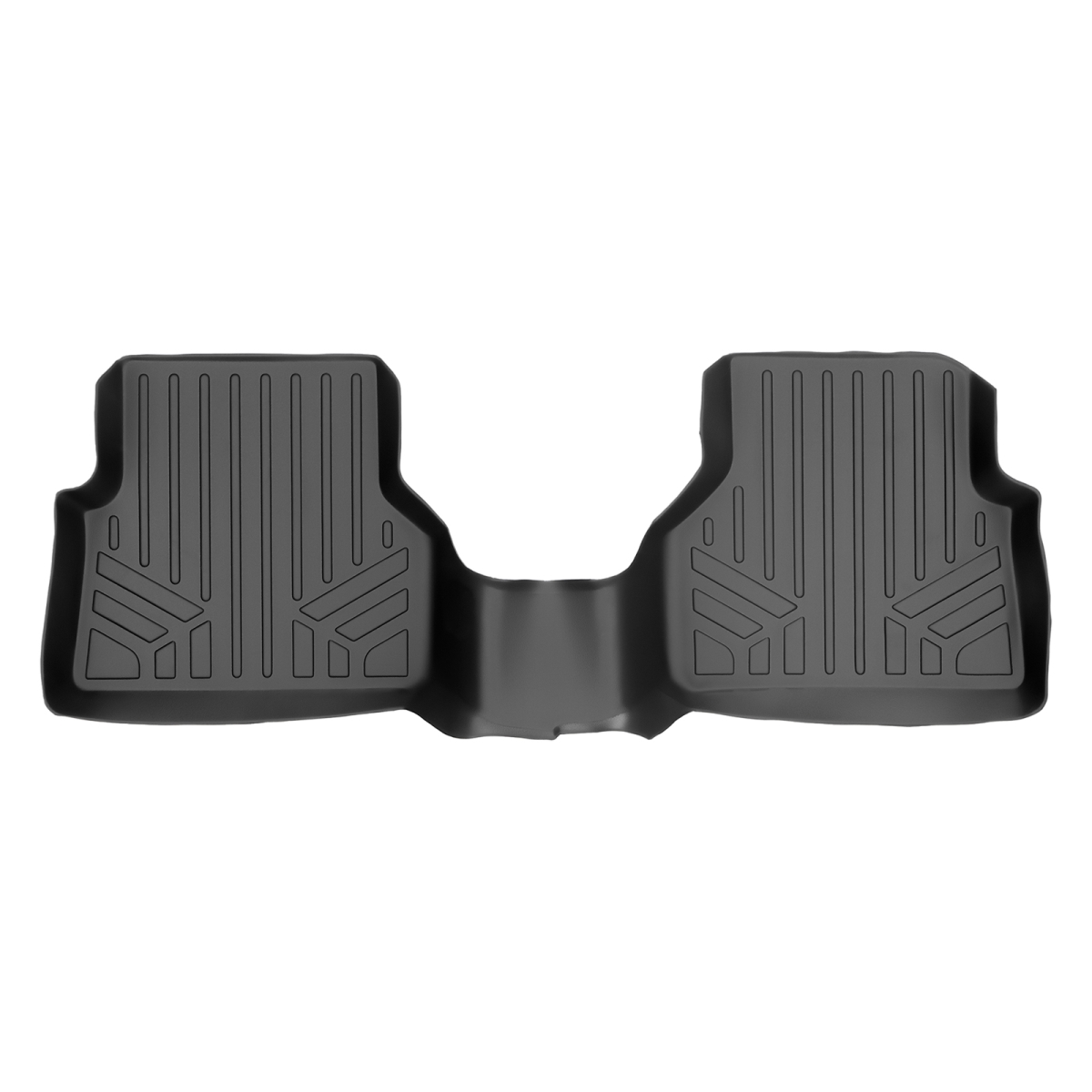 Custom Fit 2nd Row Floor Mats Liner for 2009-2017 Volkswagen Tiguan, Black