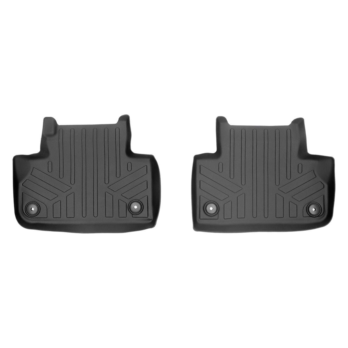Custom Fit 2nd Row Floor Mats Liner for 2018-2022 Audi Q5, Black