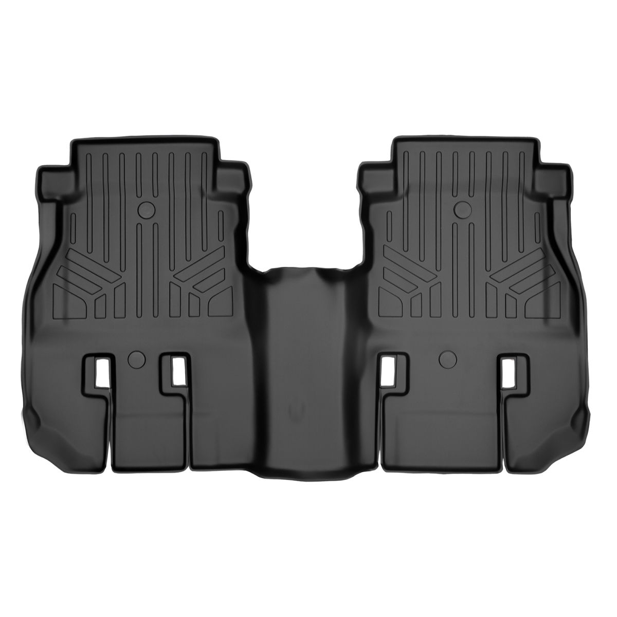 Custom Fit 2nd Row Floor Mats Liner for 2018-2021 Jeep Wrangler, Black