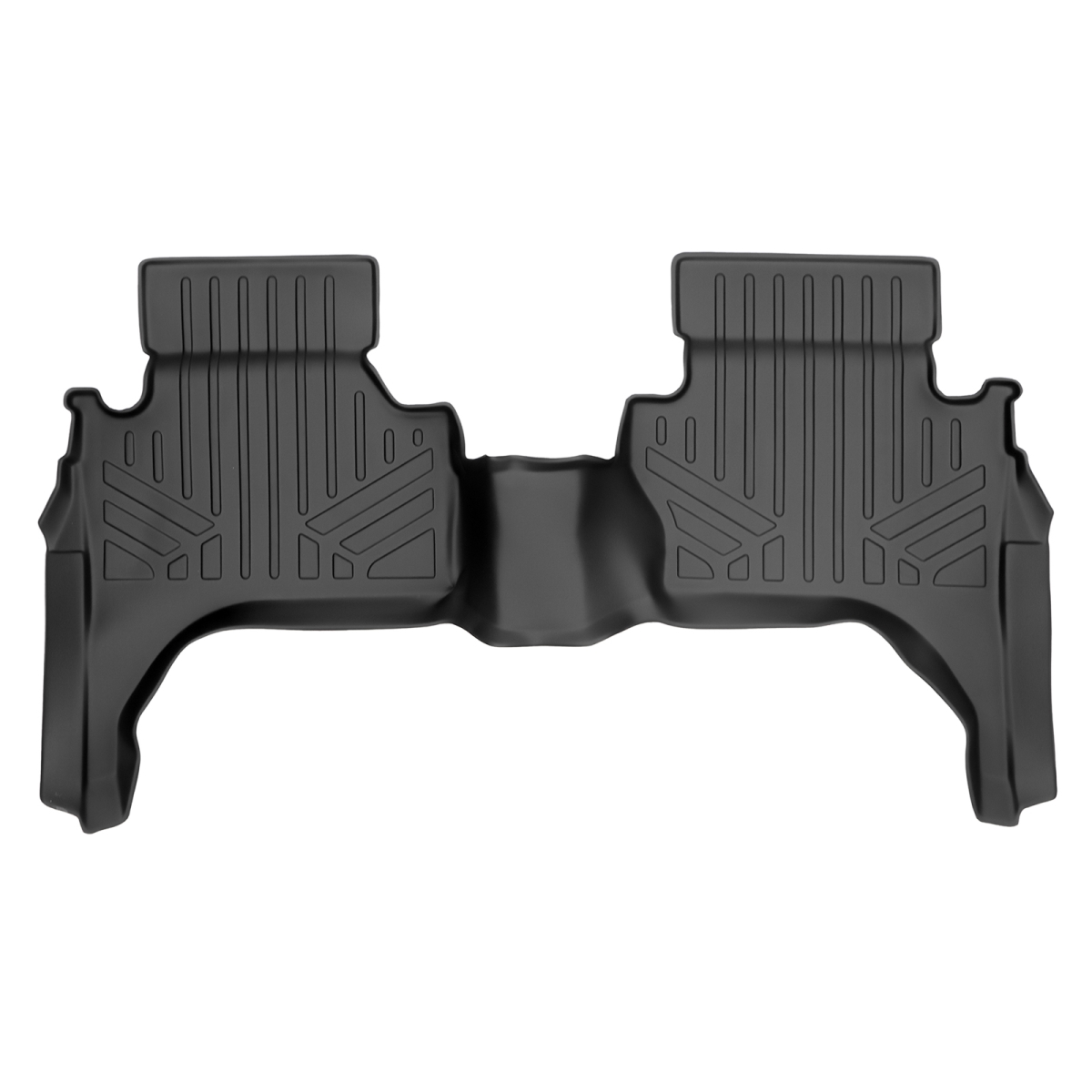 SB0324 Custom Fit 2nd Row Floor Mats Liner - Crew Cab for 2015-2018 Mitsubishi L200, Black
