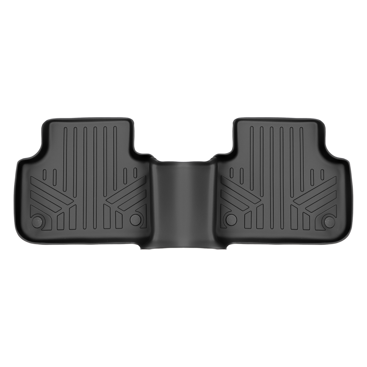 Custom Fit 2nd Row Floor Mats Liner for 2017-2022 Audi Q7, Black