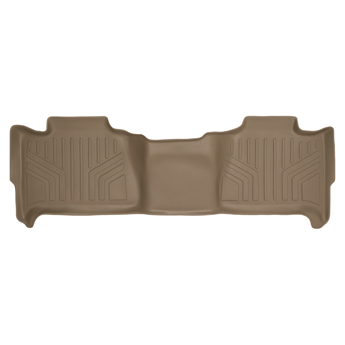 Custom Fit Floor Mats 2nd Row Liner for 2007-2014 Chevrolet Tahoe, Tan