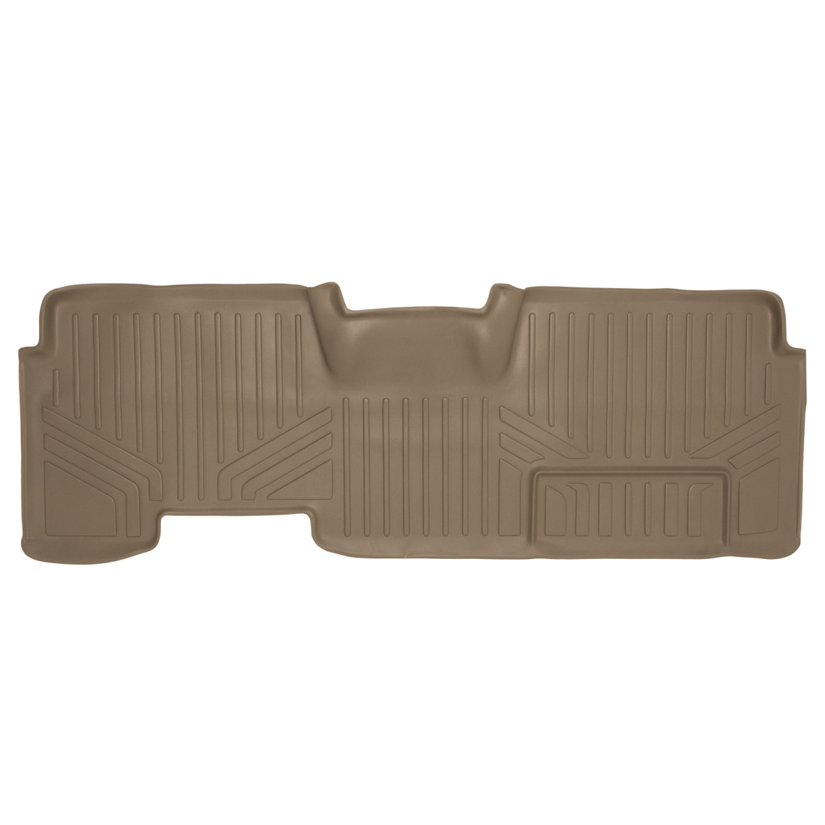 SB1027 Custom Fit 2nd Row Floor Mats Liner for 2009-2014 Ford F-150 SuperCab with Flow Center Console Only, Tan