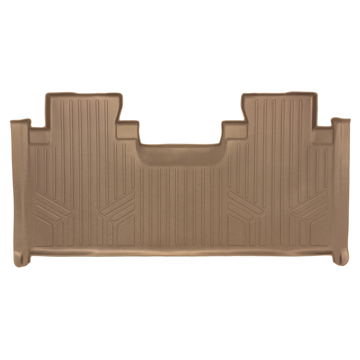 Custom Fit 2nd Row Floor Mats Liner - SuperCab with 1st Row Bench Seat for 2015-2022 Ford F-150, Tan