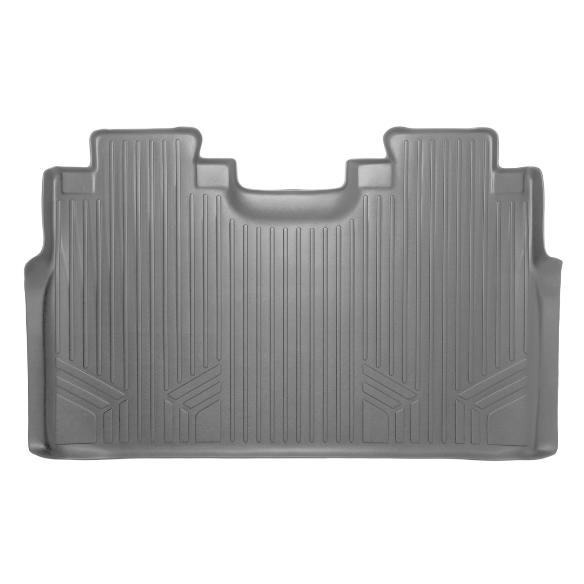 Custom Fit 2nd Row Floor Mats Liner - SuperCrew with 1st Row Bucket Seats for 2015-2022 Ford F-150, Gray