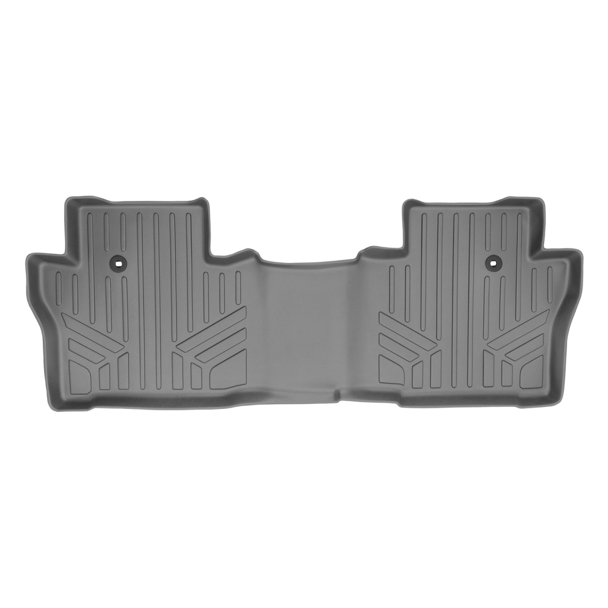 Custom Fit 2nd Row Floor Mats Liner for 2016-2021 Honda Pilot, Gray