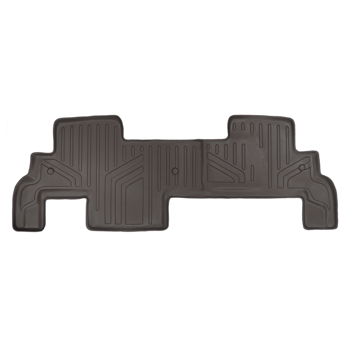 Custom Fit 2nd Row Floor Mats Liner for 2008-2017 Buick Enclave, Cocoa