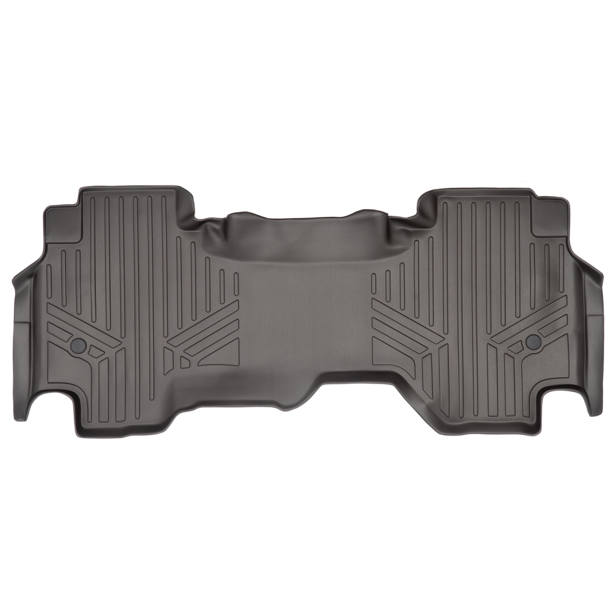 Custom Fit 2nd Row Floor Mats Liner - Quad Cab with 1st Row Captain Seat or Bench Seats for 2019-2021 Ram 1500, Cocoa