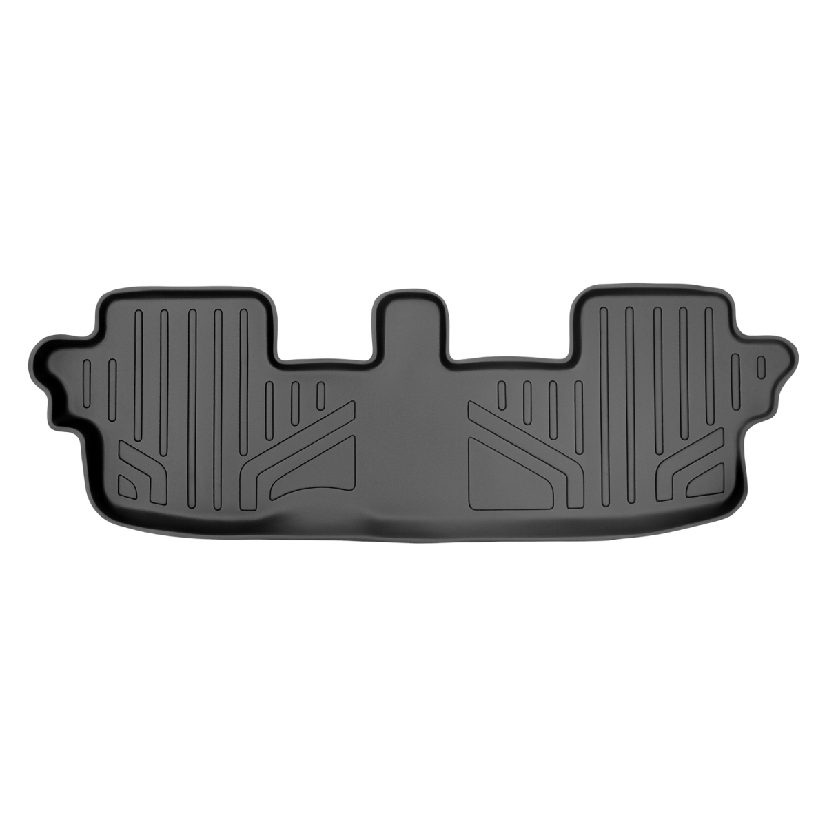 SC0037 Custom Fit 3rd Row Floor Mats Liner for 2008-2013 Toyota Highlander, Black