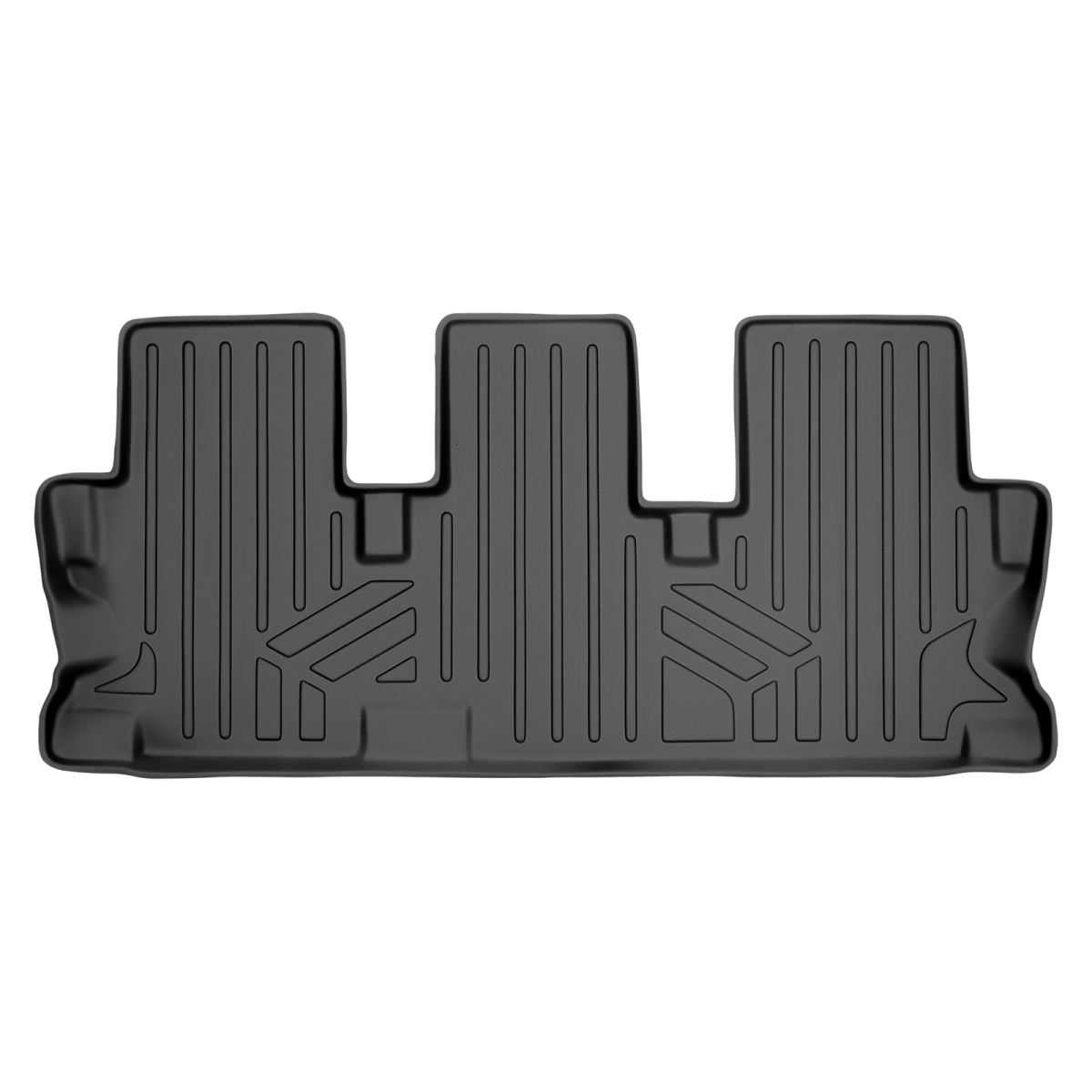 SC0152 Custom Fit 3rd Row Floor Mats Liner with 2nd Row Bench Seat for 2014-2019 Toyota Highlander, Black