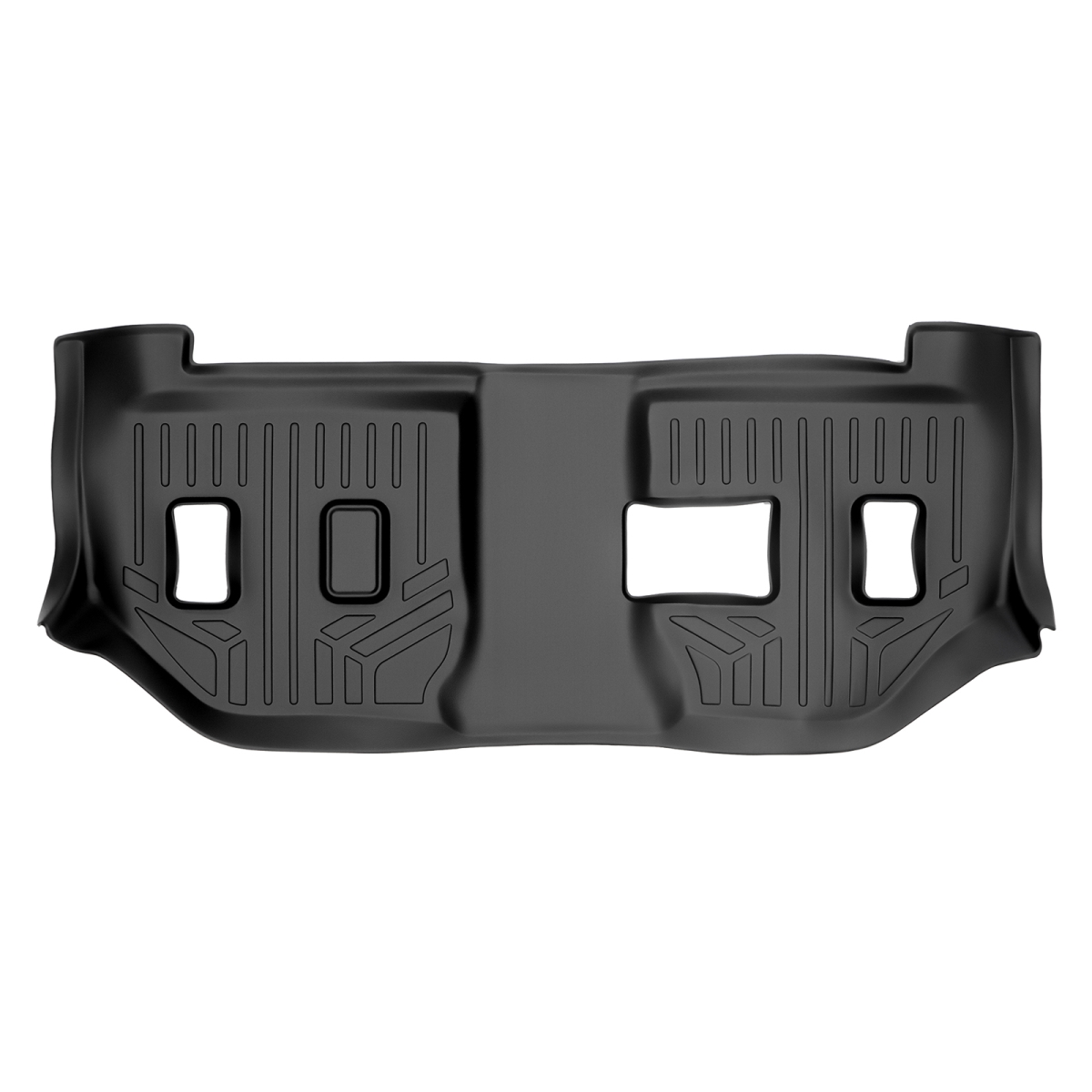 SC0166 Custom Fit 3rd Row Floor Mats Liner with 2nd Row Bench Seat for 2015-2020 Cadillac Escalade, Black