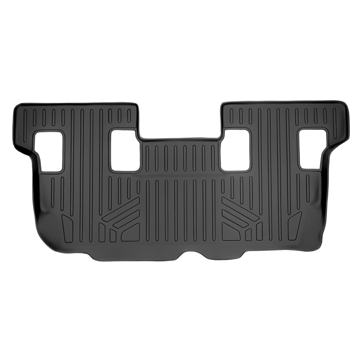SC0183 Custom 3rd Row Floor Mats Liner for 2007-2017 Ford Expedition, Black