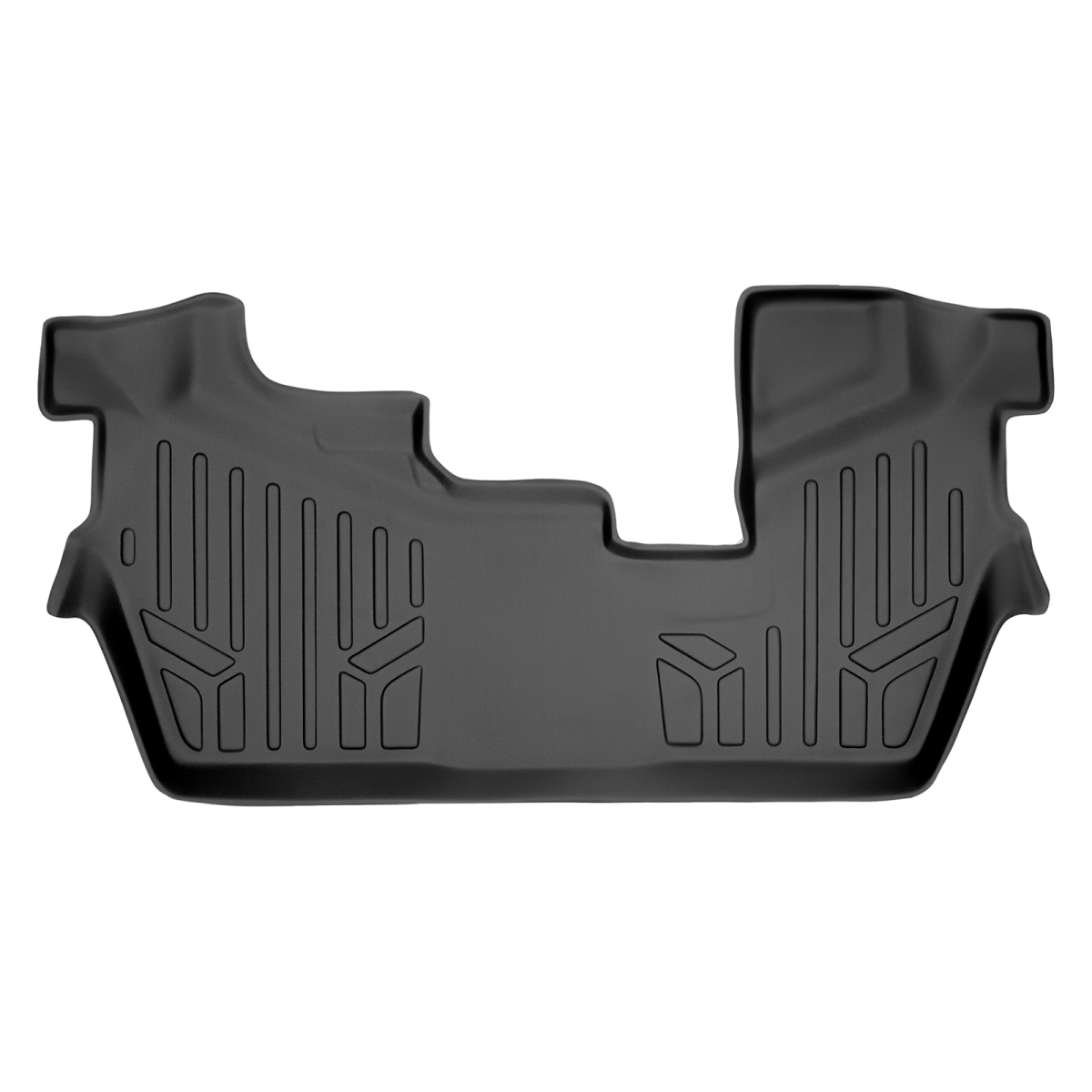 Custom Fit 3rd Row Floor Mats Liner - 8 Passenger Model for 2016-2021 Honda Pilot, Black