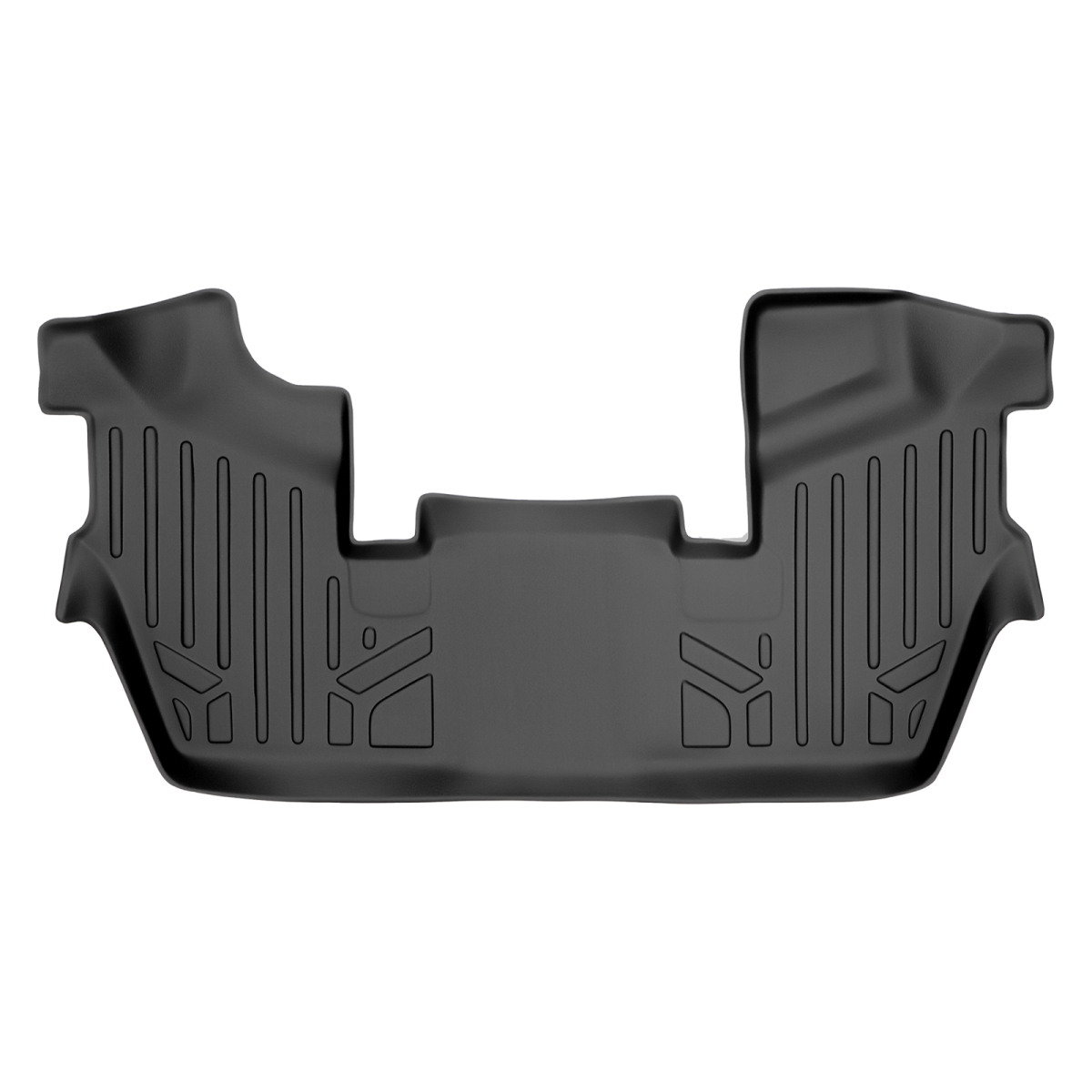 Custom Fit 3rd Row Floor Mats Liner - 7 Passenger Model for 2016-2021 Honda Pilot, Black