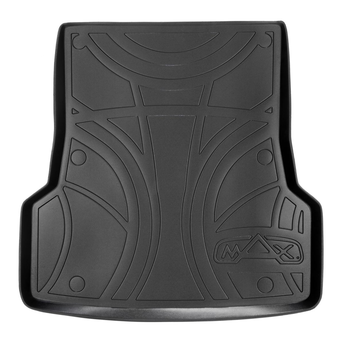 SD0078 All Weather Custom Fit Cargo Trunk Liner Floor Mat for 2006-2011 BMW 3 Series Sedan, Black