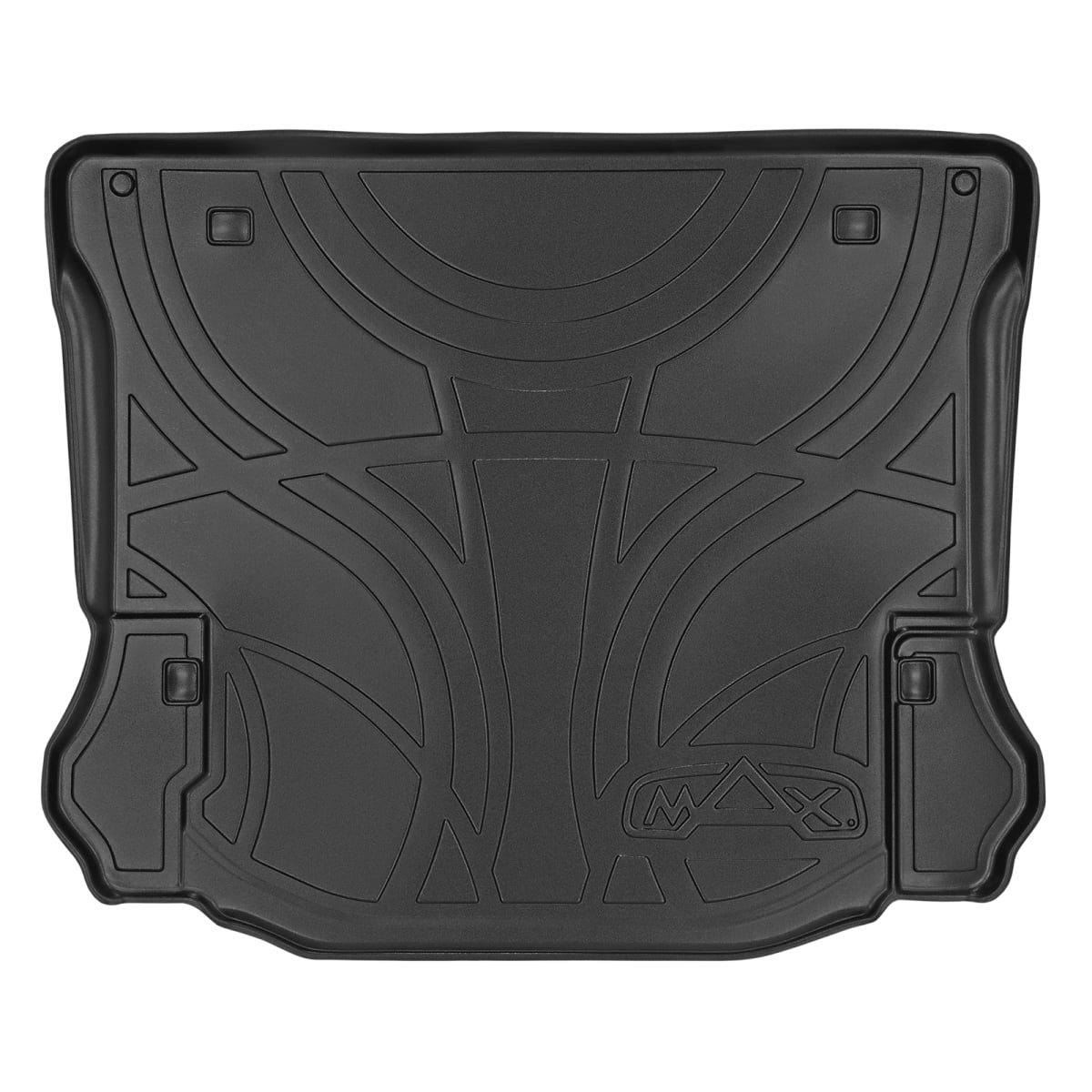 SD0112 All Weather Custom Fit Trunk Floor Mat Cargo Liner for 2011-2014 Jeep Wrangler, Black