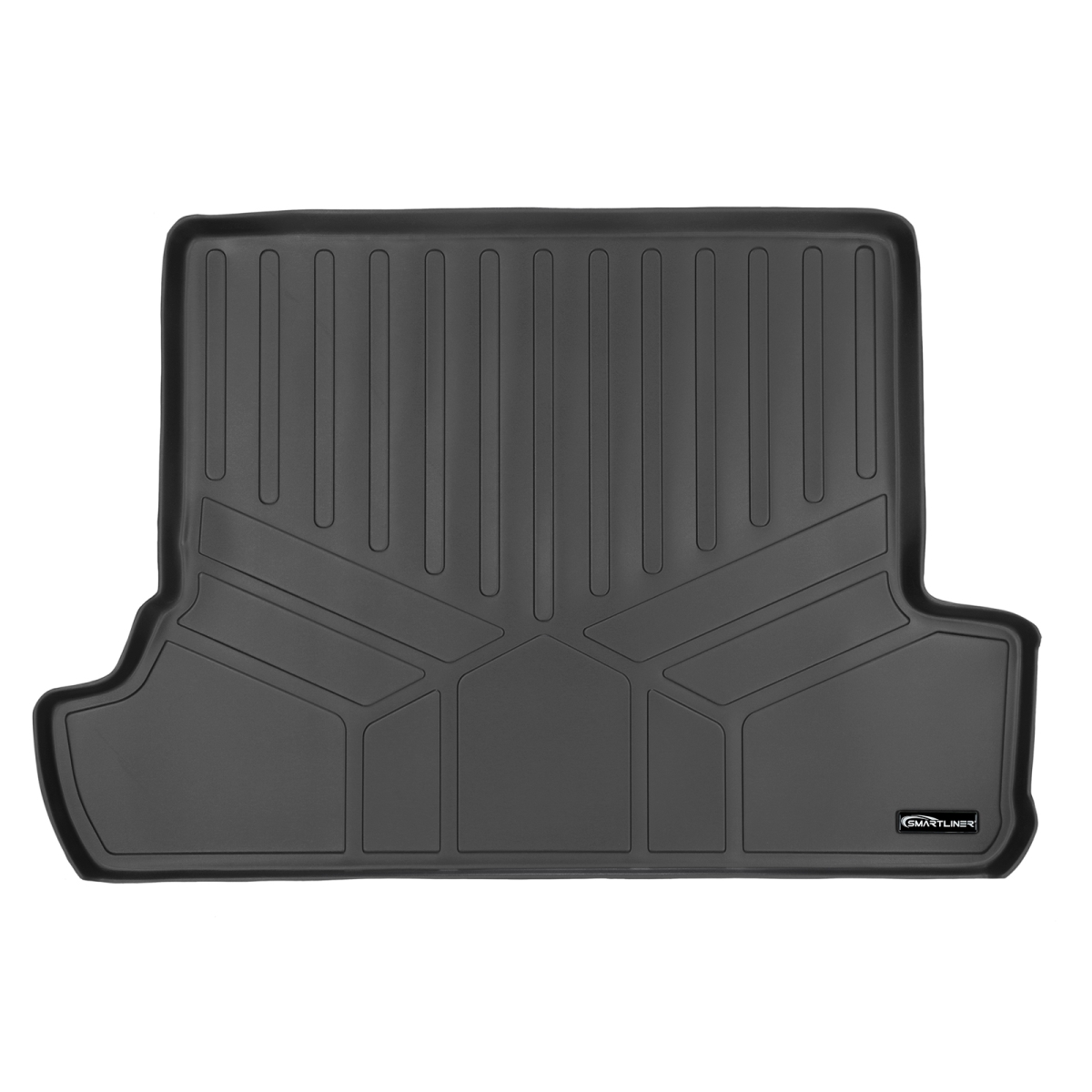 SD0120 All Weather Trunk Floor Mat Cargo Liner - 7 Passenger Model with 3rd Row Seats for 2010-2022 Toyota 4Runner, Black